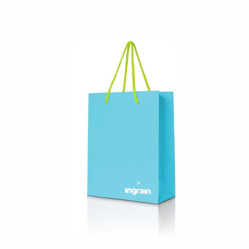 Paper Bag A5 - Cyan Blue