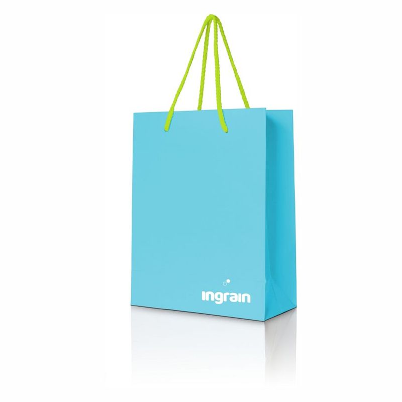 Paper Bag A4 - Cyan Blue
