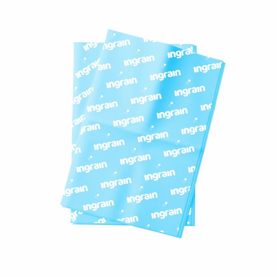 Tissue Paper Sheet 50x70cm - Cyan Blue