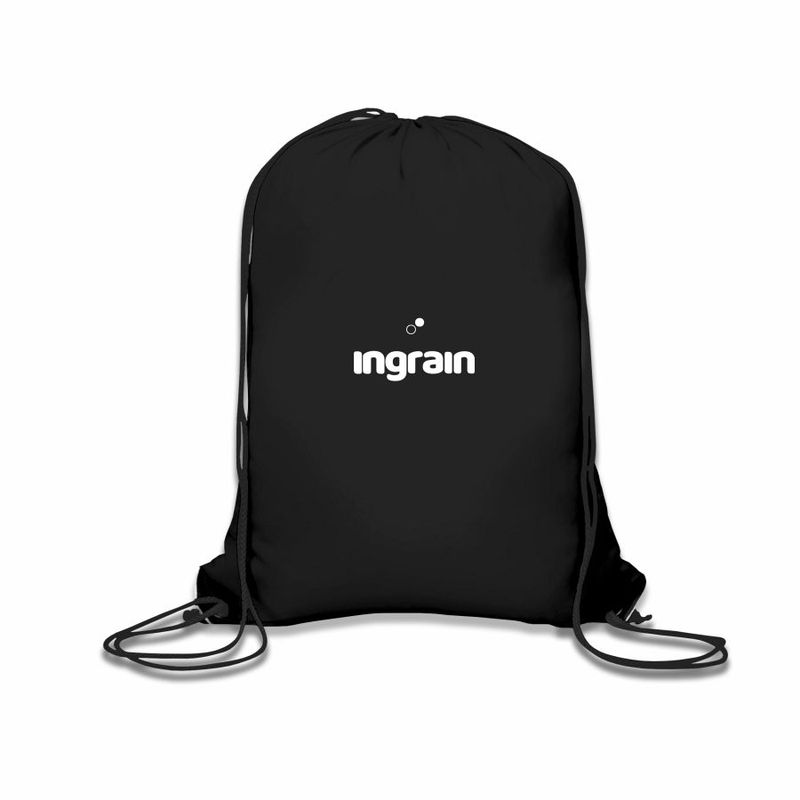 Drawstring Backpack - Black