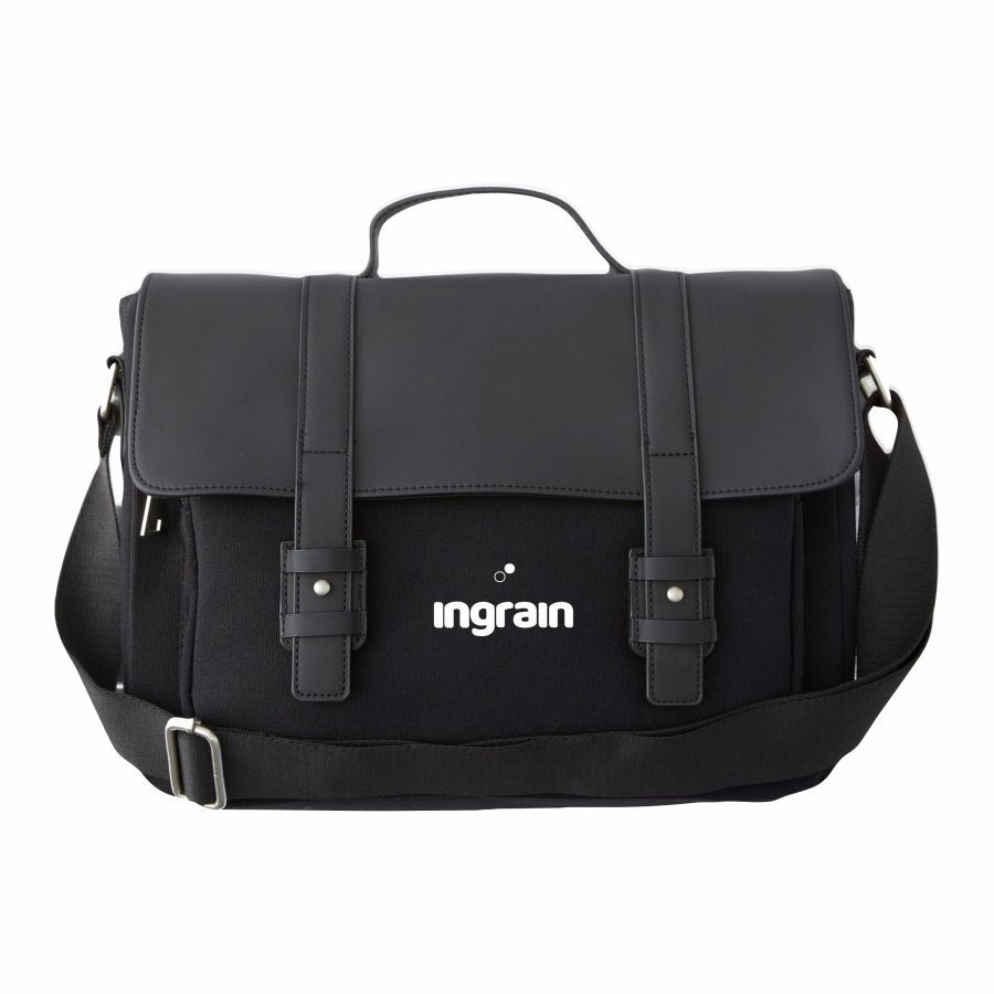 Laptop Bag Retro - Black