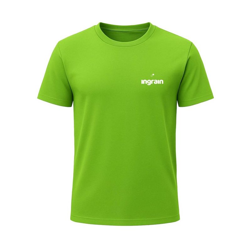 Crewneck T-Shirt - Lime Green 190GSM