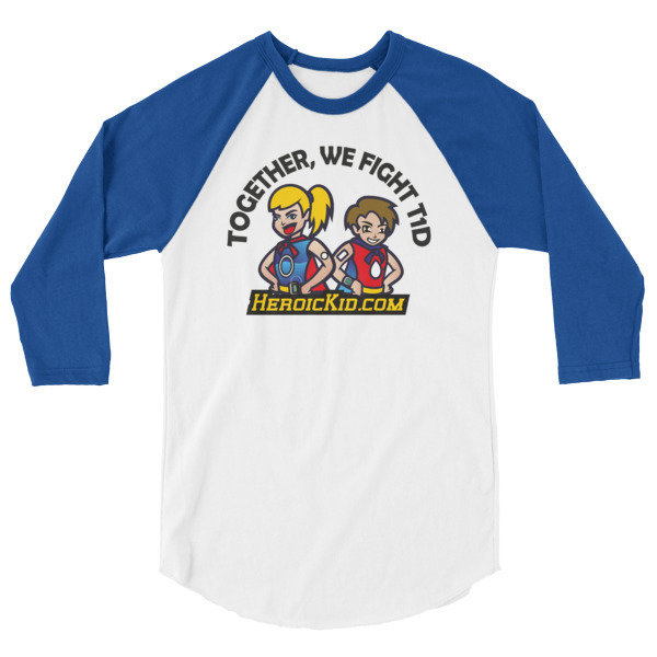 Unisex Adult, HEROIC KID OG, 3/4 sleeve raglan shirt