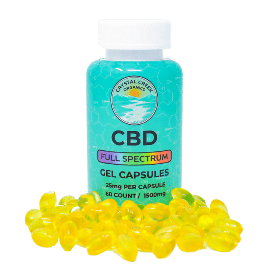 CBD FULL SPECTRUM GEL CAPSULES 25MG