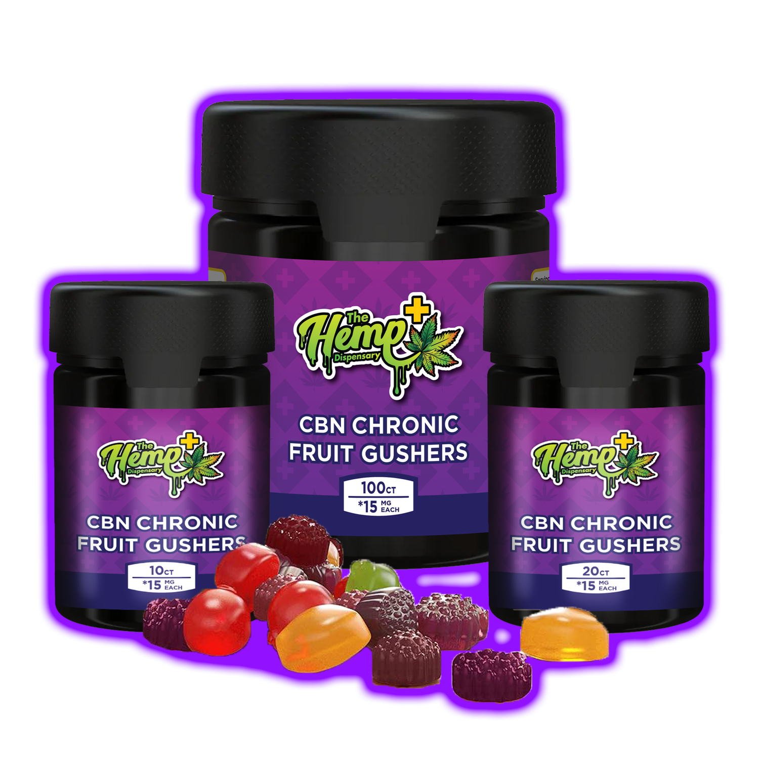 CBN GUMMIES 15MG FRUIT VARIETY