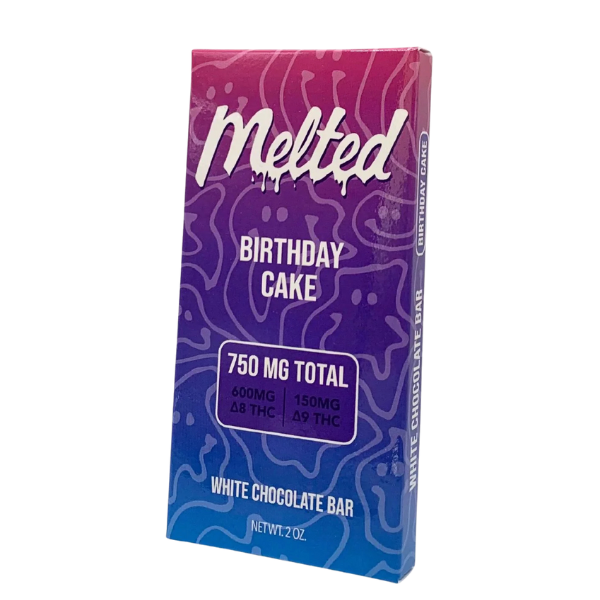 DELTA 8 THC/DELTA 9 THC CHOCOLATE BAR BIRTHDAY CAKE