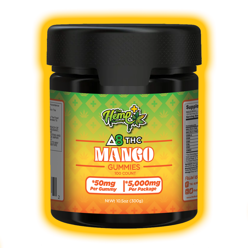 DELTA 8 THC GUMMIES 50MG MANGO