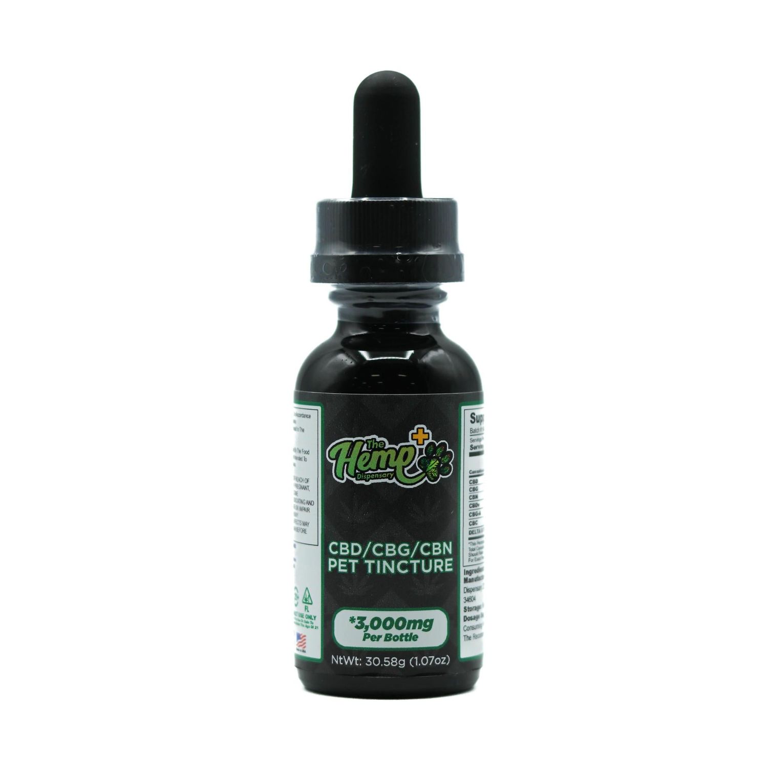 CBD/CBG/CBN  PET  TINCTURE
