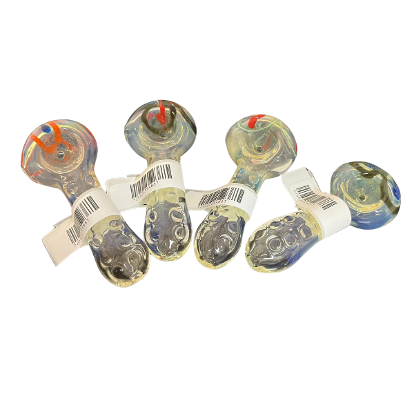 GLASS PIPE FLOWER COLOR CHANGING 3"