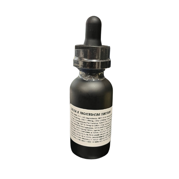 DELTA 8 THC/CBD/CBG TINCTURE