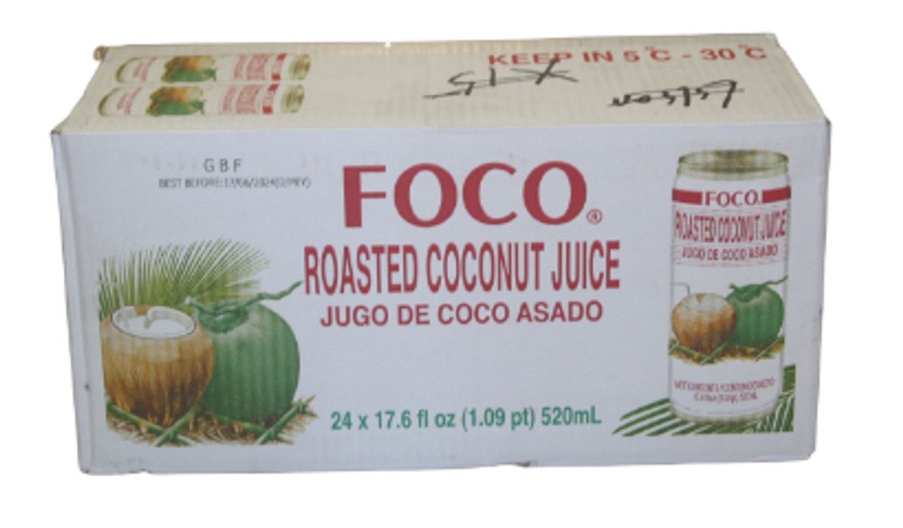 Roasted Coconut Juice 17.6oz (Case of 24 cans)