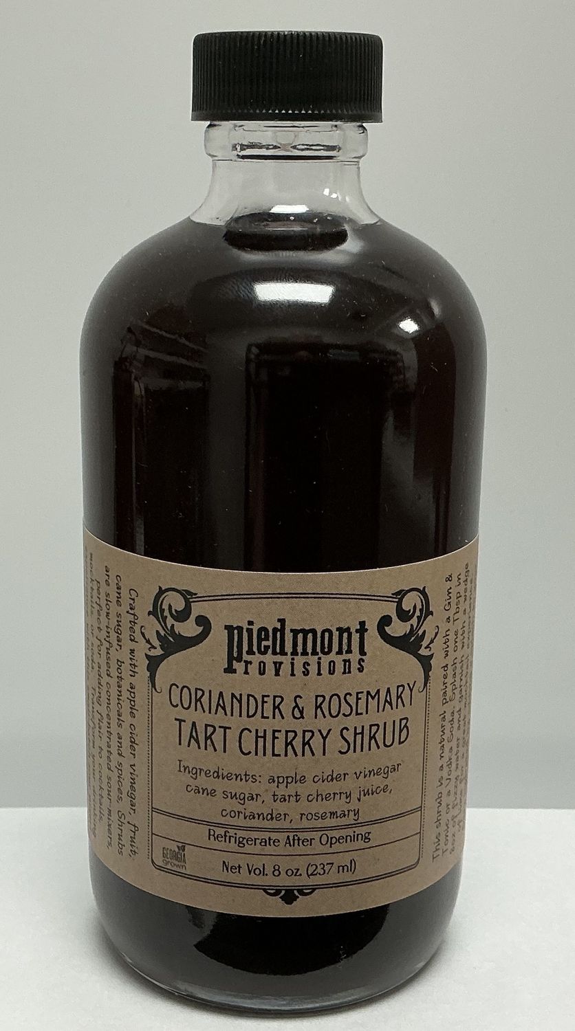 Coriander &amp; Rosemary Tart Cherry Shrub