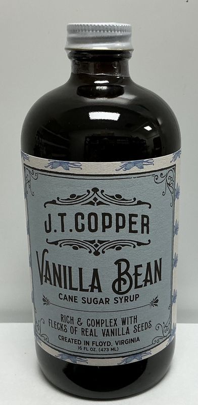 Vanilla Bean Cane Sugar Syrup