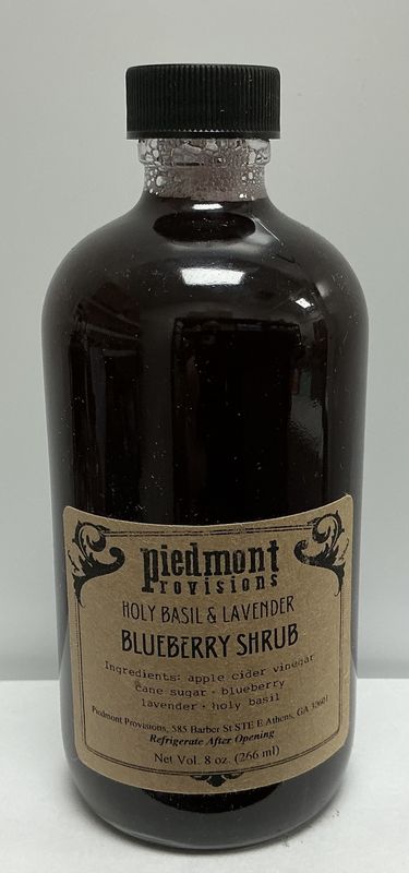 Blueberry Shrub w/Basil &amp; Lavender