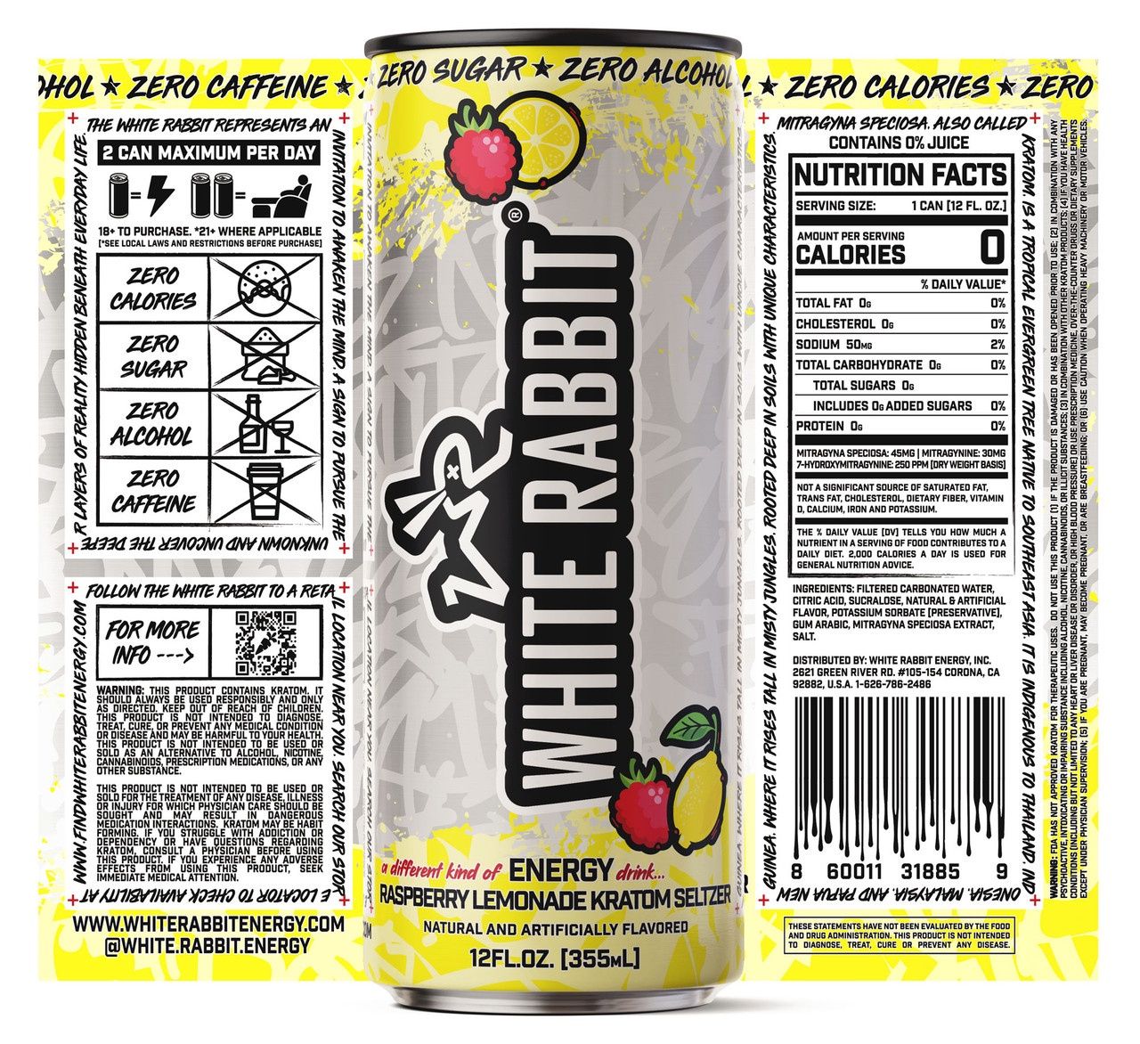 White Rabbit Raspberry lemonade