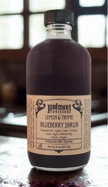 Blueberry Lemon Thyme Shrub