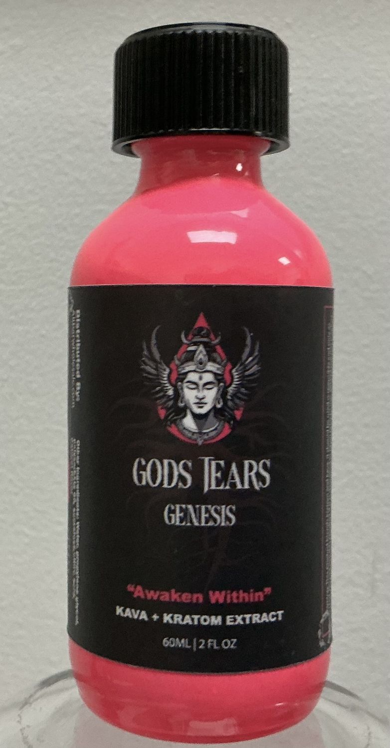 Gods Tears Genesis pink bottle 2oz