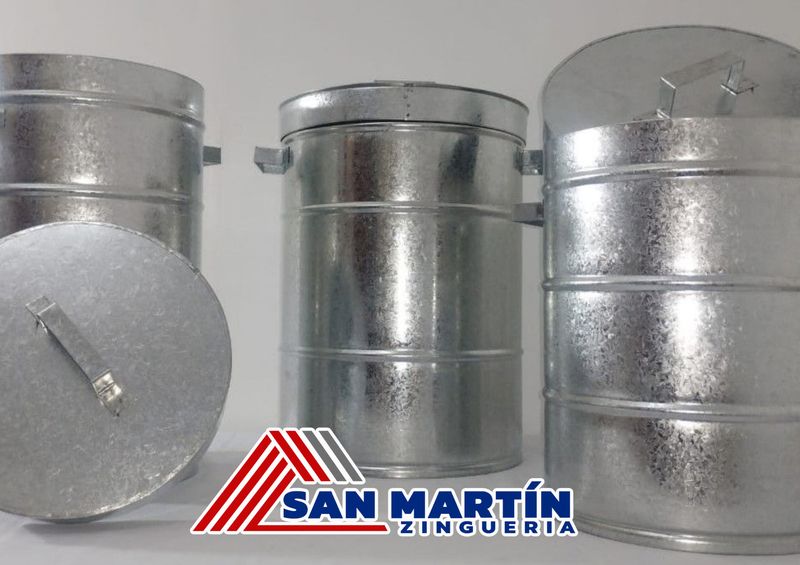 TACHOS DE CHAPA GALVANIZADA