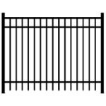 48" x 6' Flat Top / Picket Bottom / 3-Rail