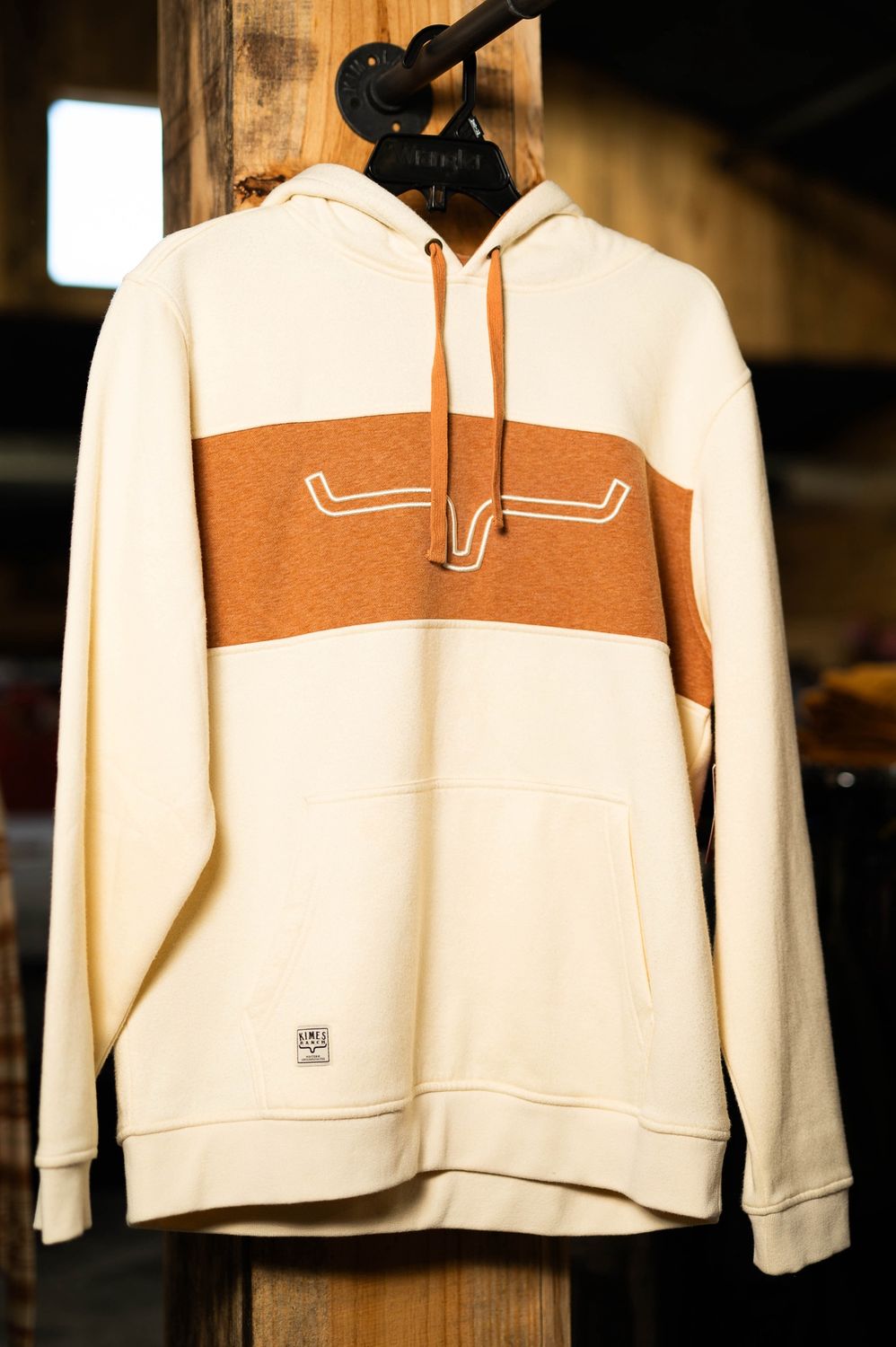 Kimes Ranch Cream Logo hoodie