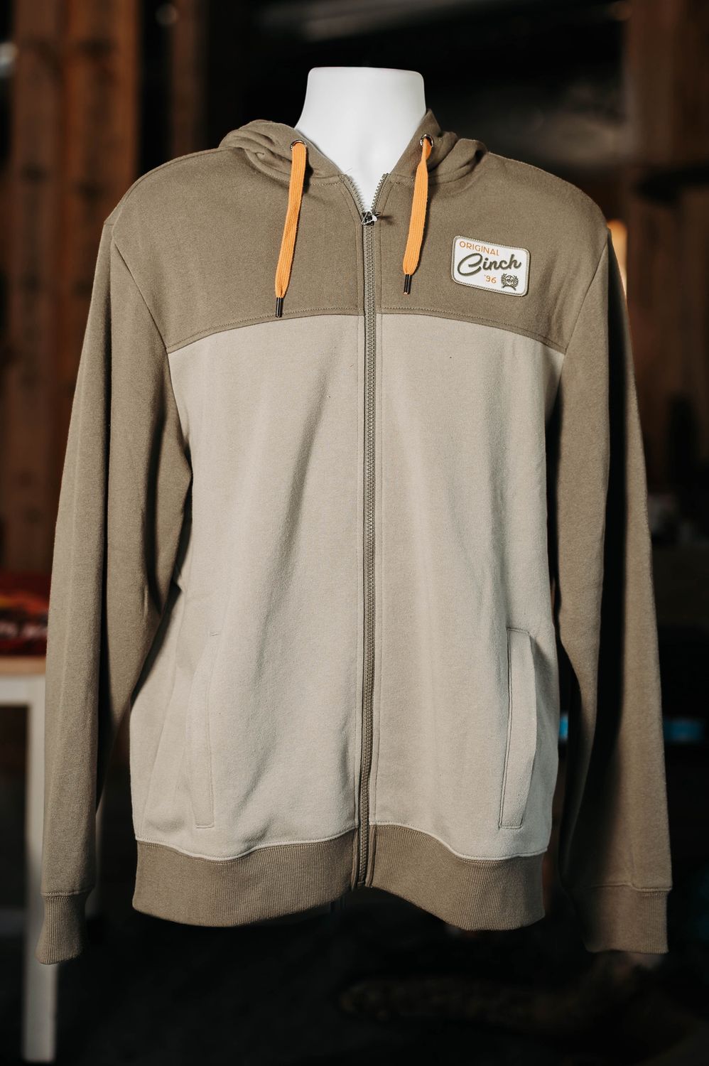 Cinch Color Block Zip Up Jacket