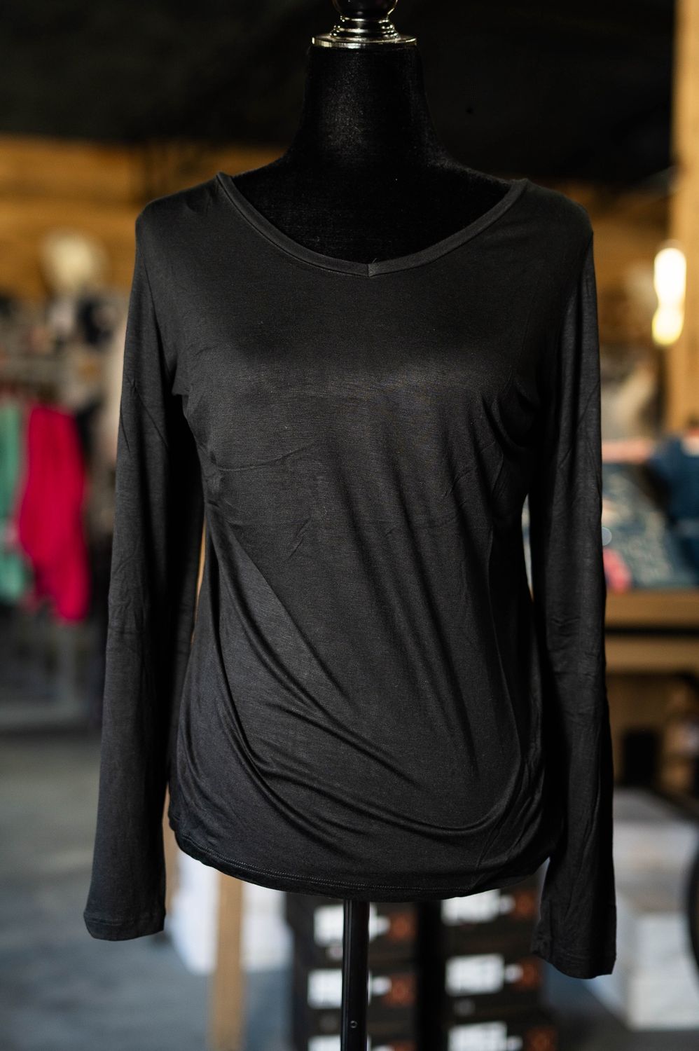 Women&#39;s Soft Black  Tee