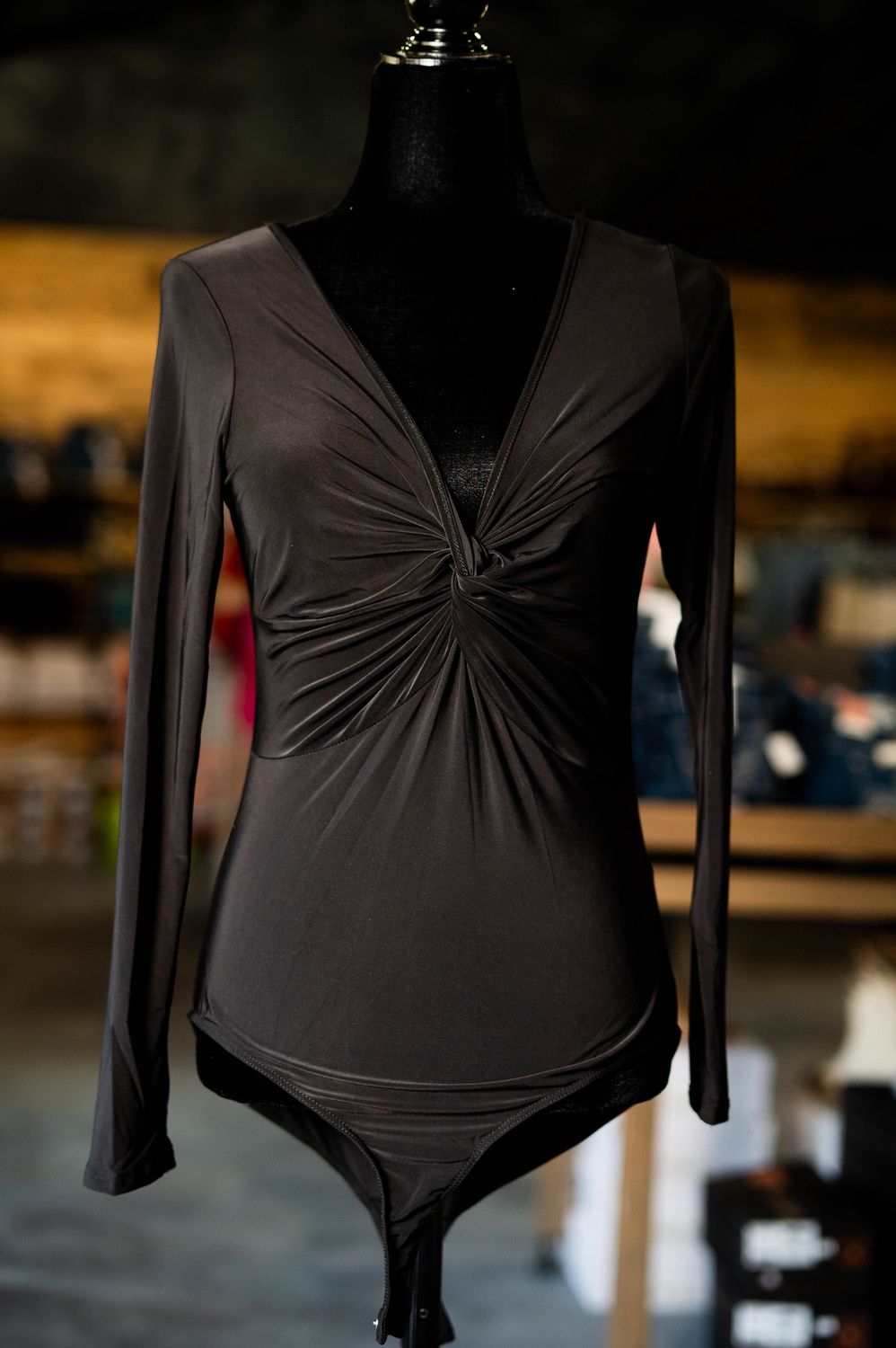 Women&#39;s Dressy Black Bodysuit