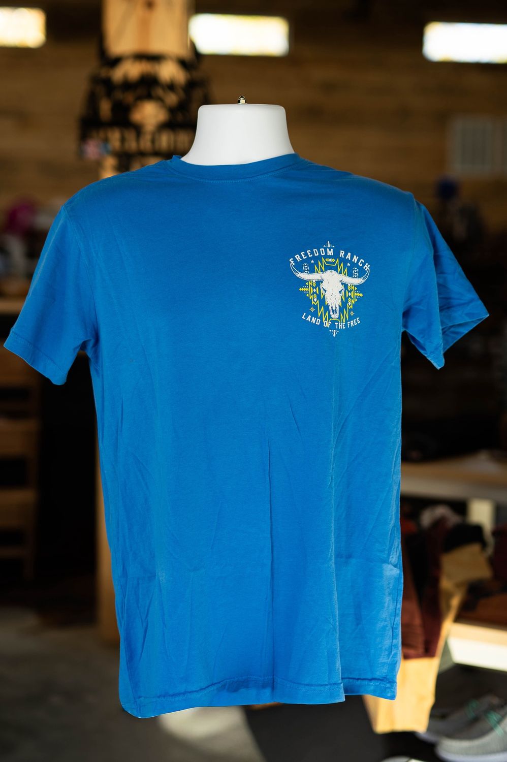 Freedom Ranch Men’s Tribal Horns Logo Tee