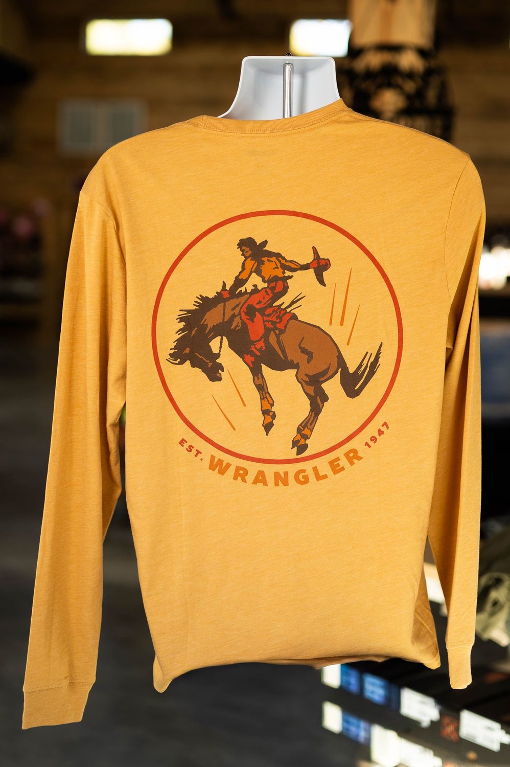 Wrangler Men’s Yellow Logo Tee