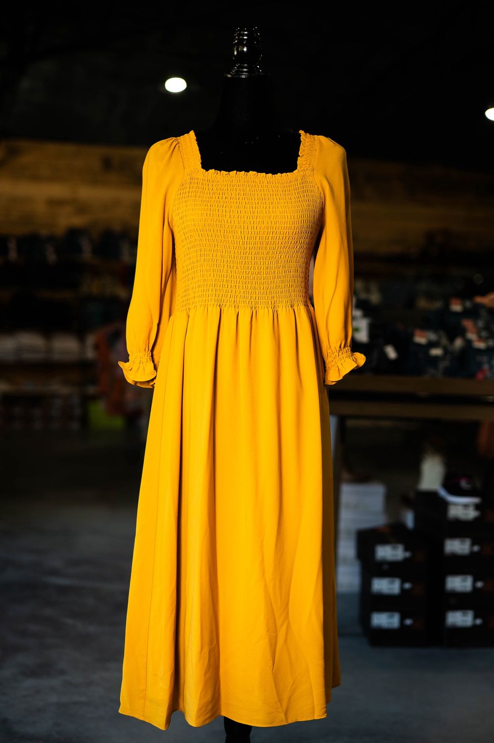 Nanette yellow dress
