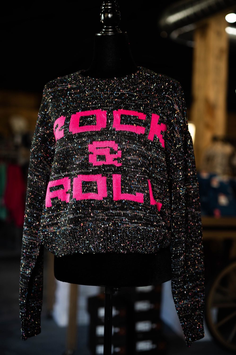 Rock &amp; Roll Confetti Speckled Sweater