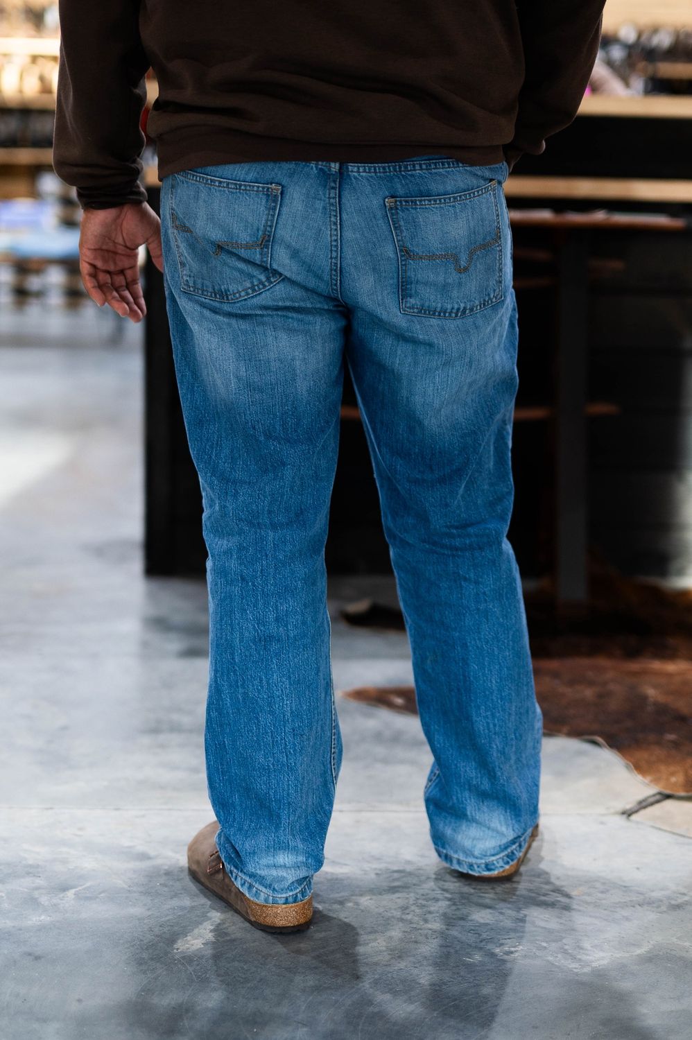 Kimes men's Barney light wash jeans