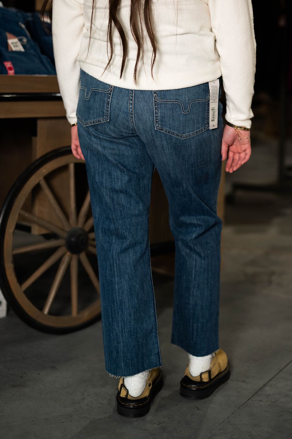 womens monica cropped kimes