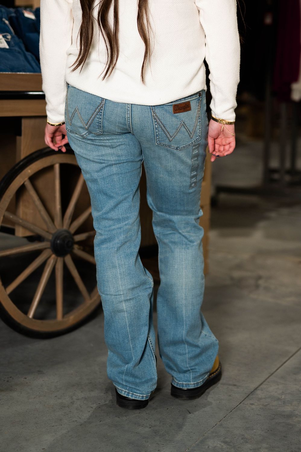 Wrangler women's retro Mae mid rise jeans