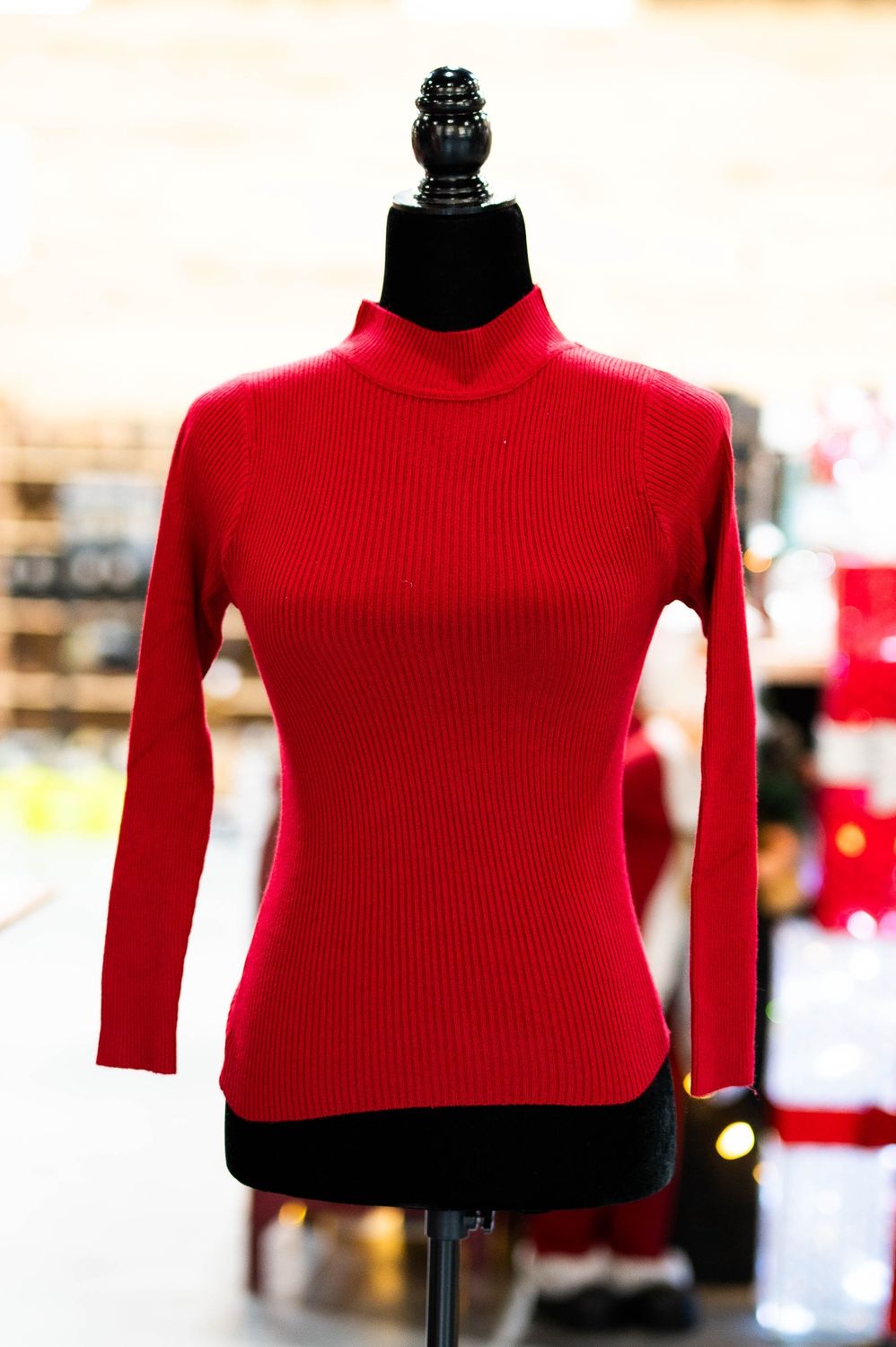 Women’s wine turtle neck