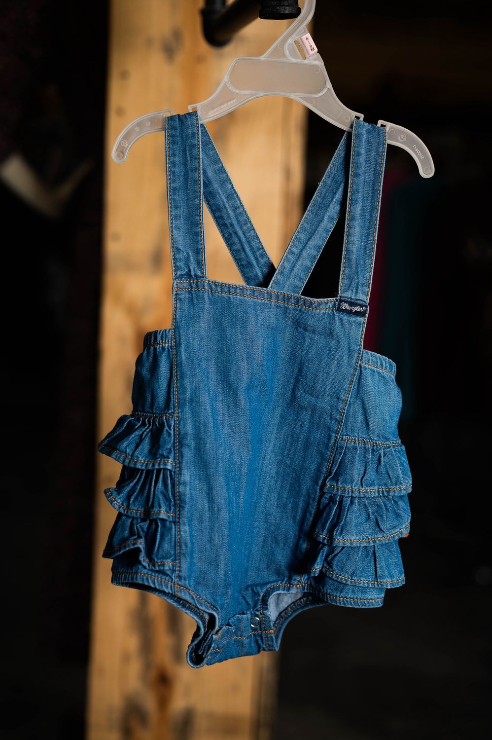 baby girl wrangler overall dress