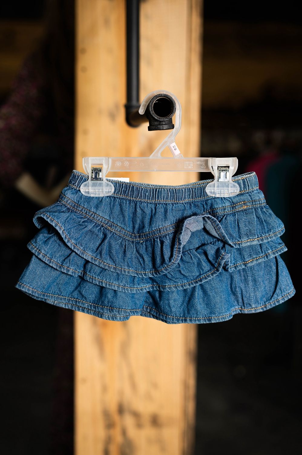 baby girl wrangler ruffle skirt