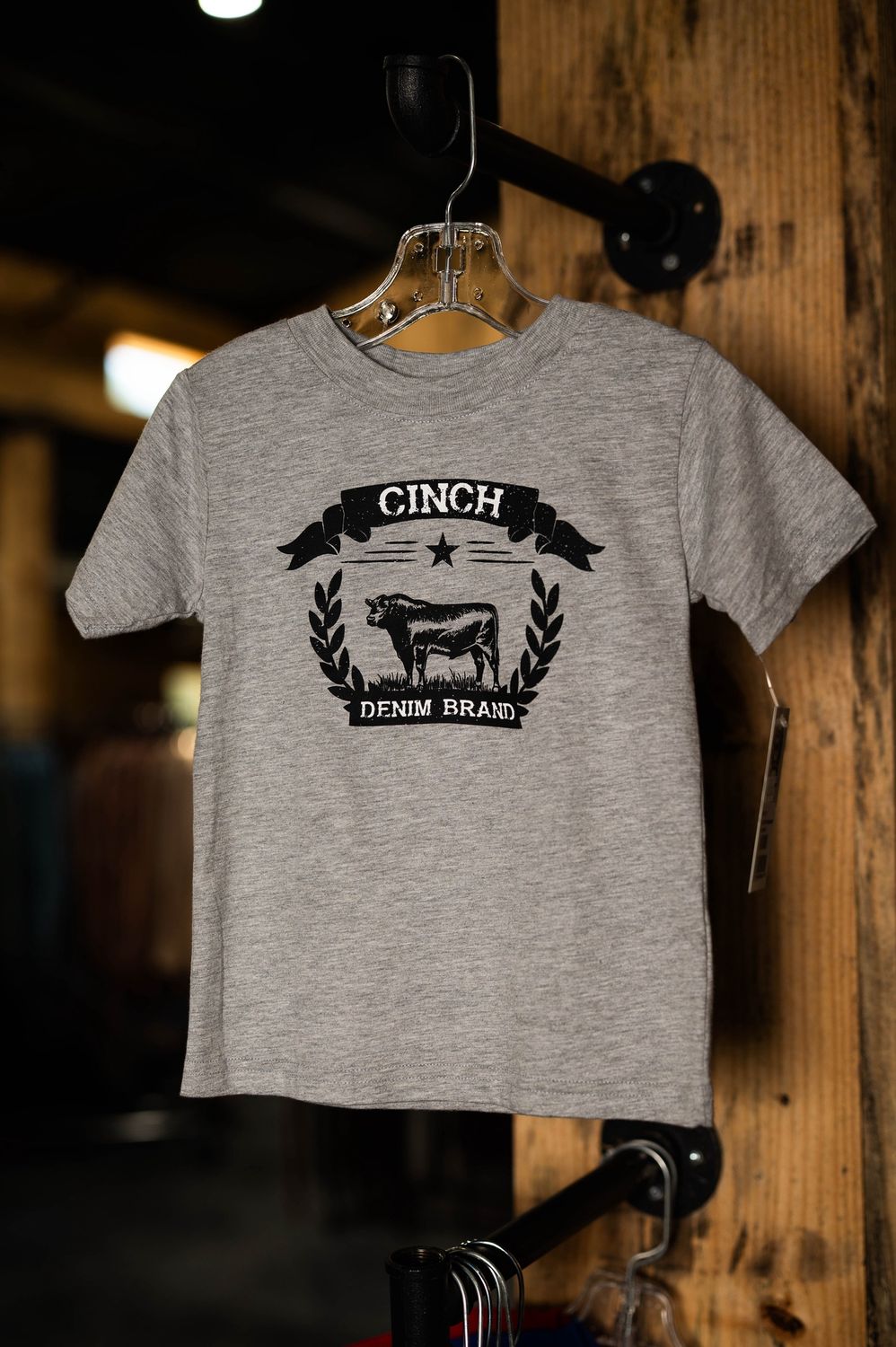 Cinch Boys Denim Brand Tee