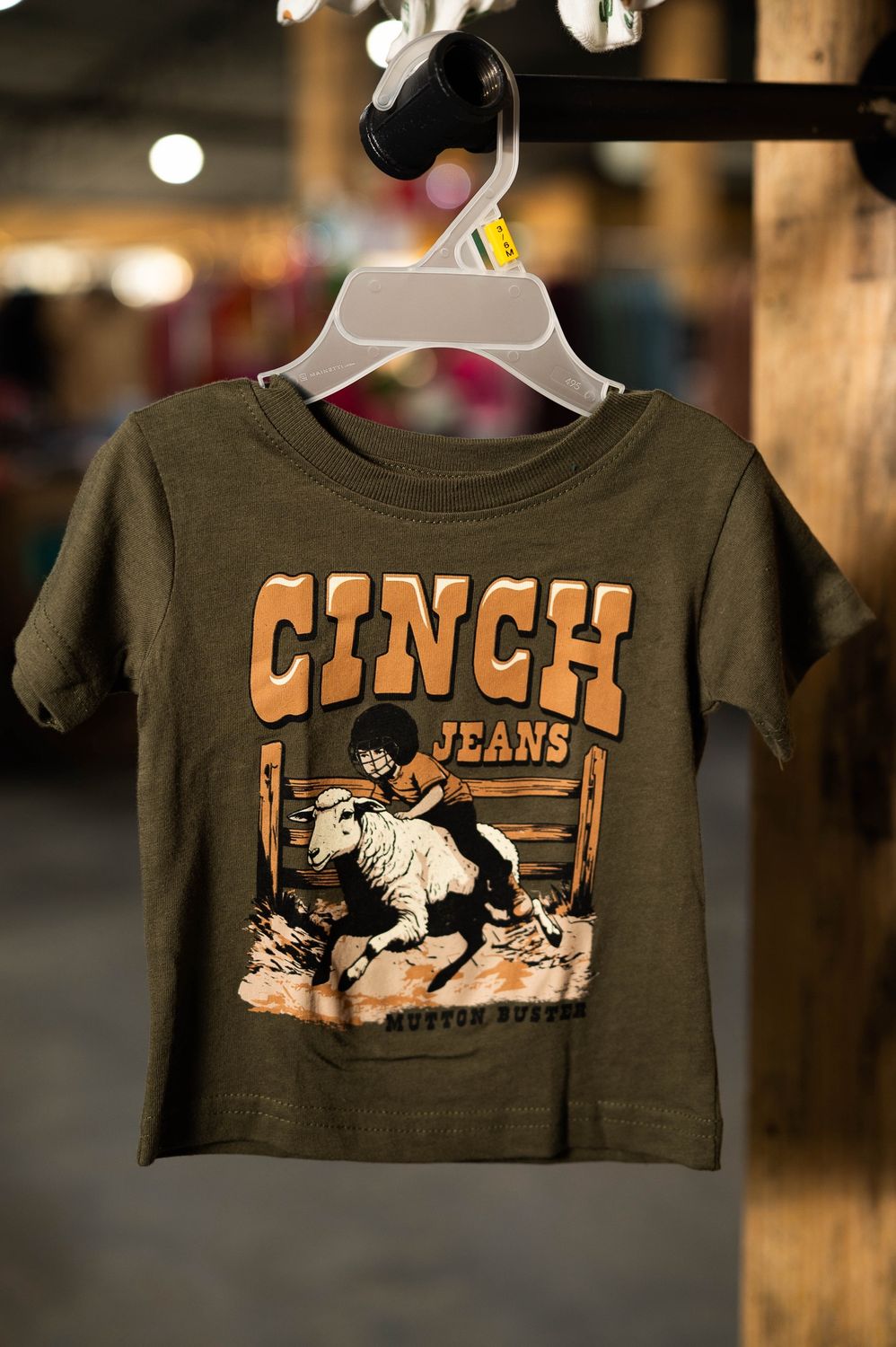Cinch Boys Olive Graphic Tee