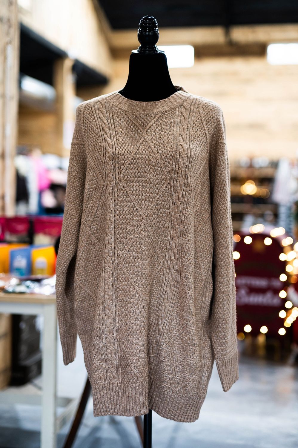 Brown Sweater Dress Womens