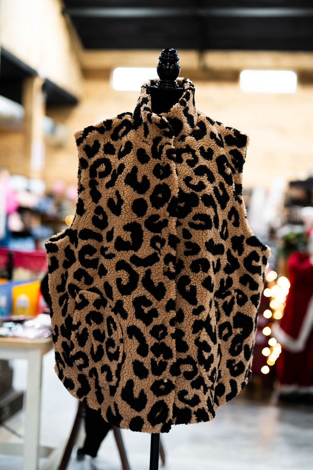 Leopard Vest Plus Size
