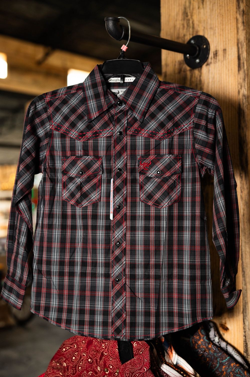 Cowboy Hardware Boys Arroyo Plaid Button Up