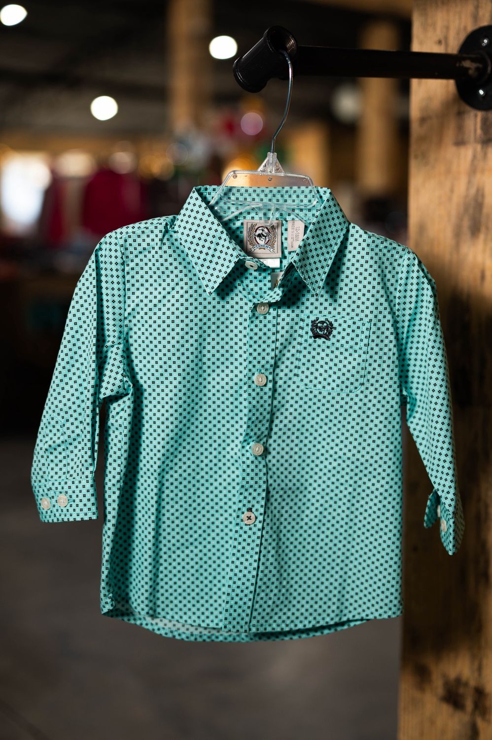 Cinch little boy blue dress shirt
