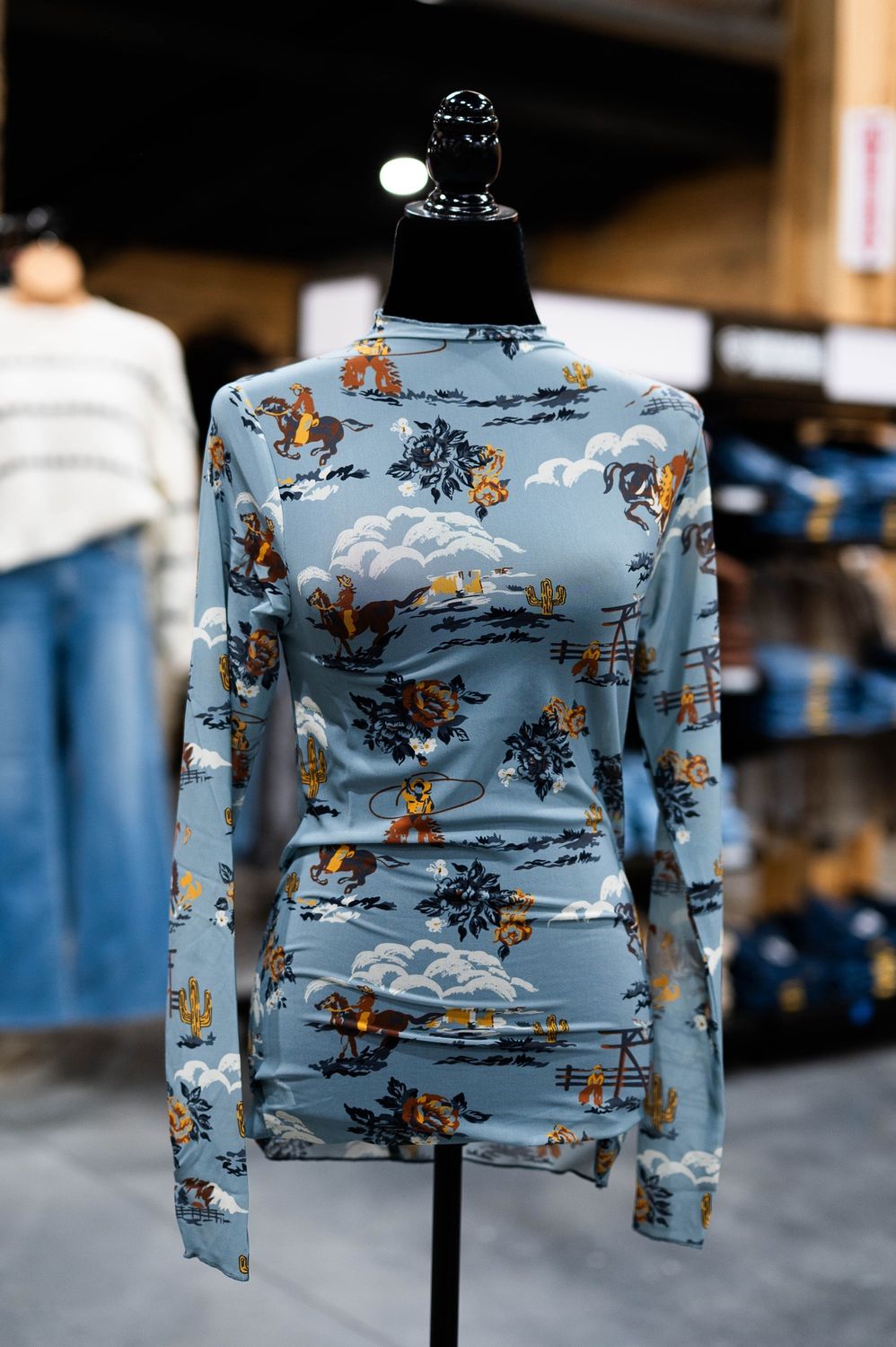 Cruel Girls Elastane Mesh Shirt