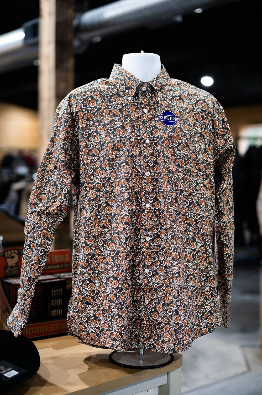 Men’s Cinch Floral Print Button Down