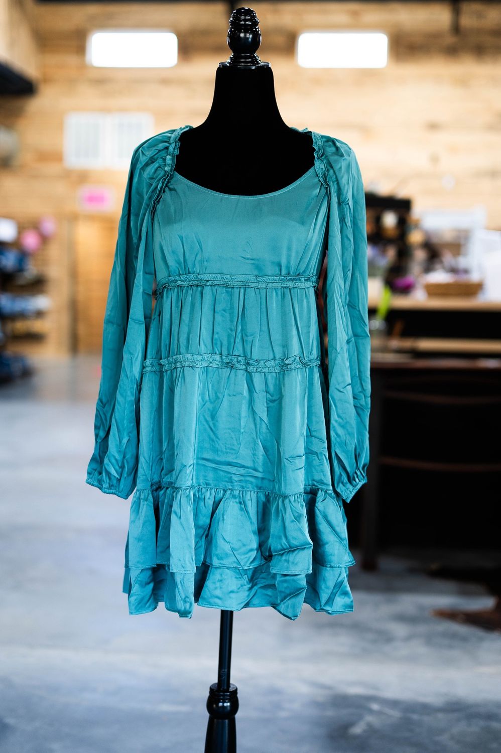 Womens turquoise dress