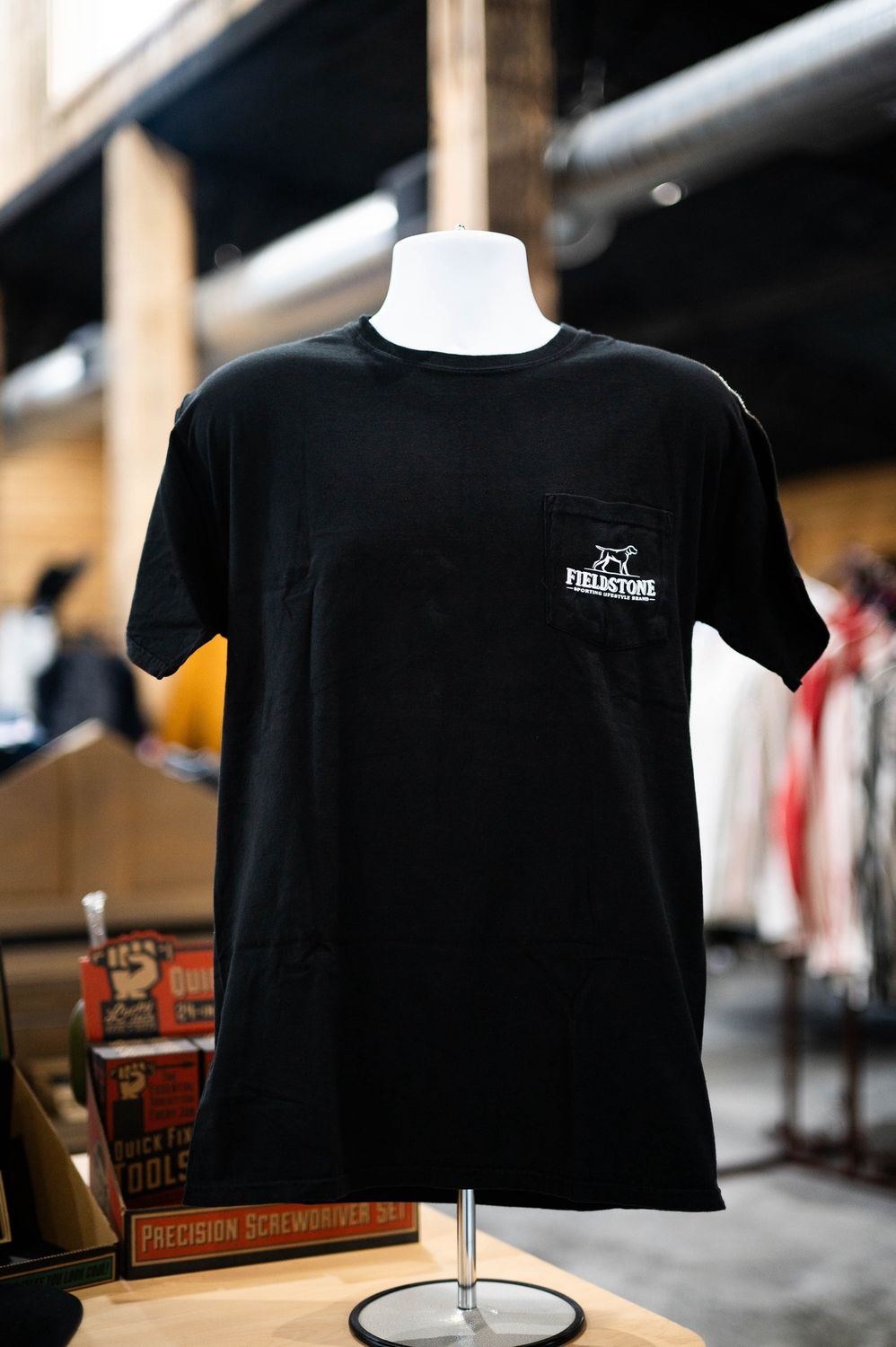 Fieldstone black t shirt