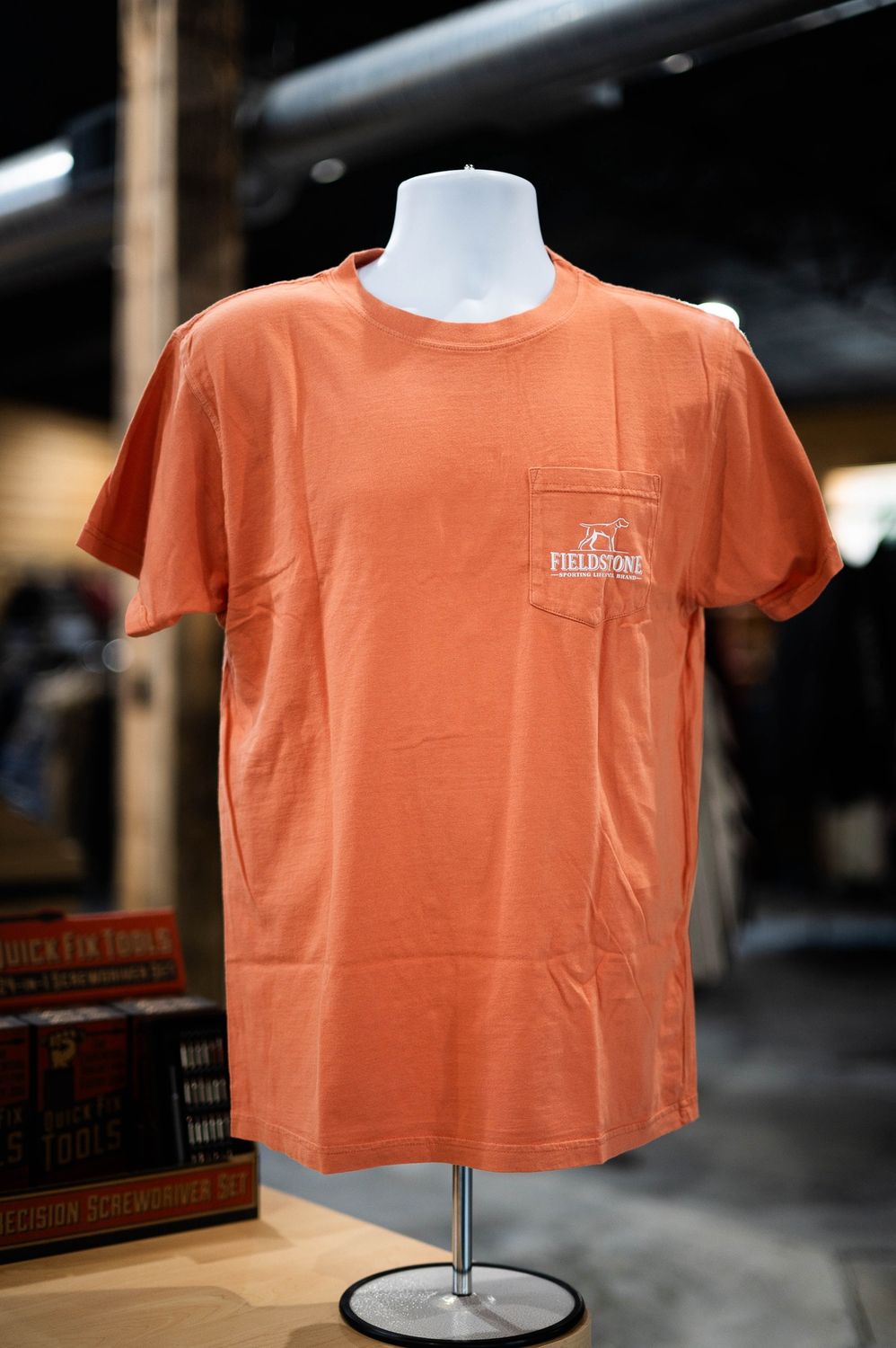 Fieldstone orange t shirt