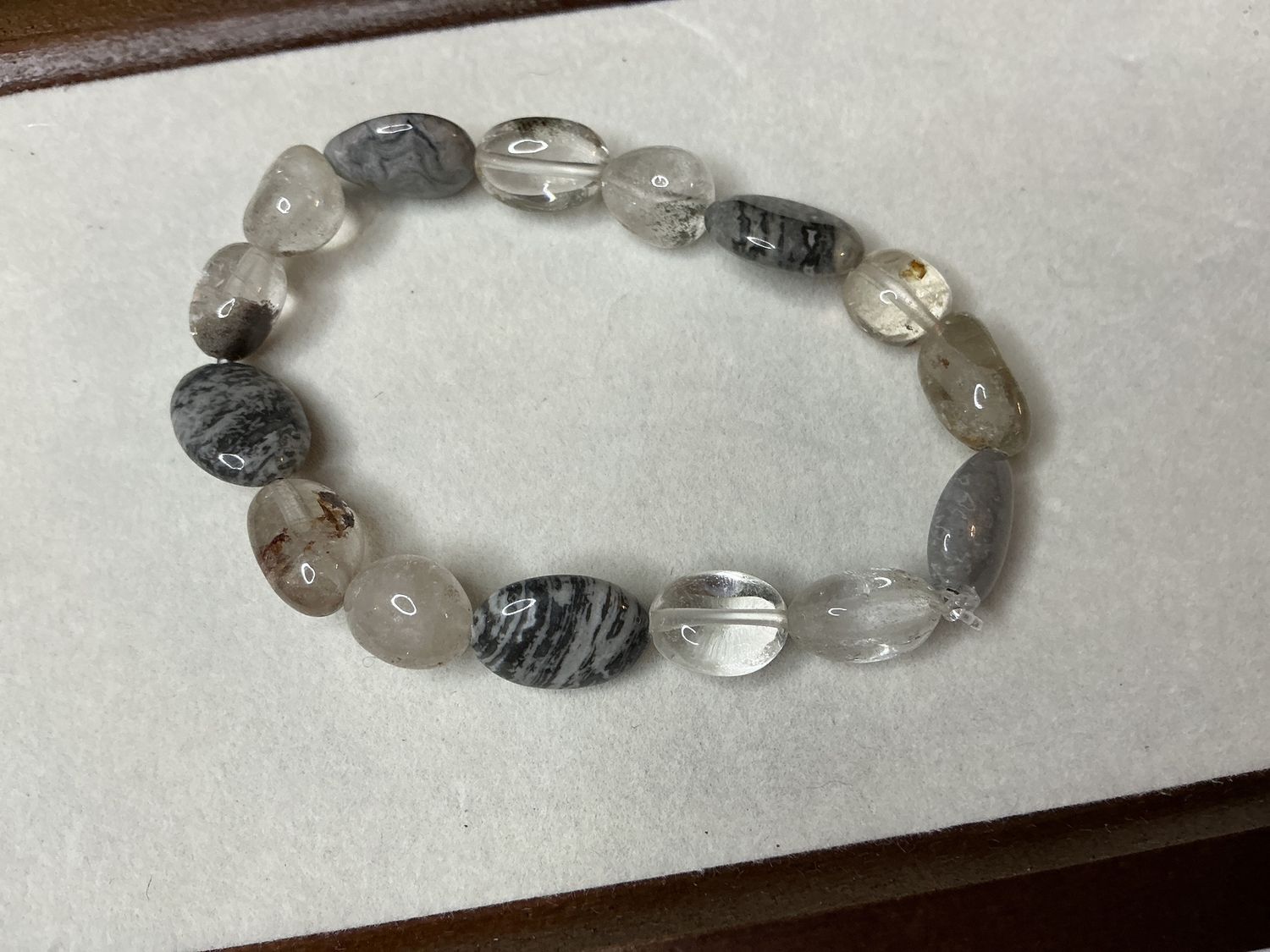 Map Jasper and Clear Agate