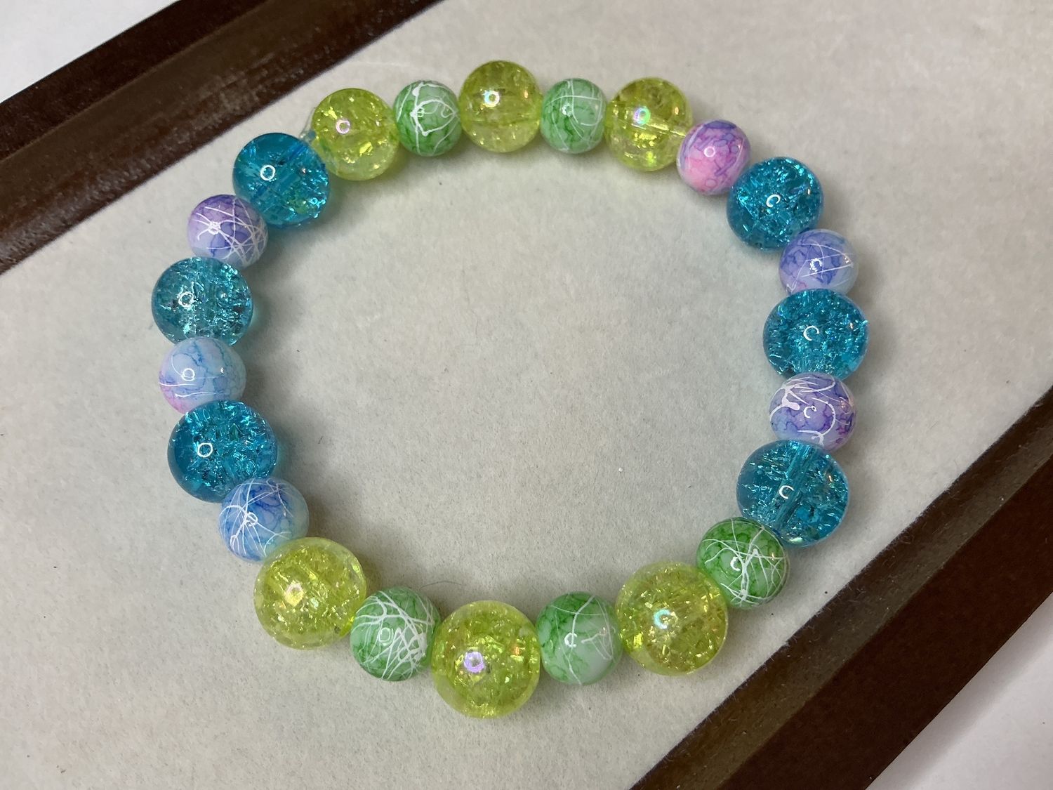 Multi crackle bracelet